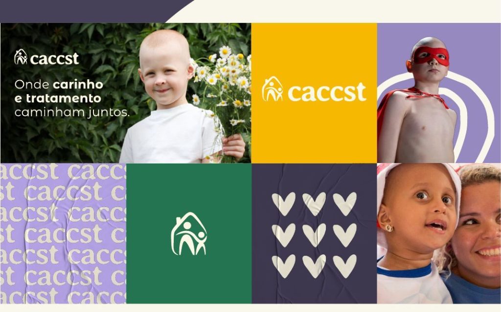 CACCST: posts para Instagram com fotos de crianças.