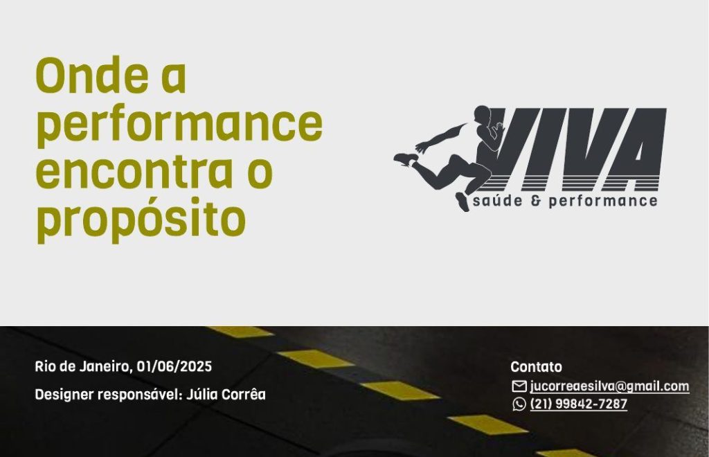 Logo Ian Nunes: assinatura “Onde a performance encontra o propósito” com o logotipo VIVA.